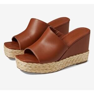 Kenneth Cole Reaction Maria Mule Brown PU Leather 10 New